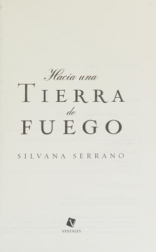 Portada de Hacia una Tierra de Fuego