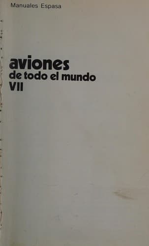 Portada de Aviones De Todo El Mundo, 5: Modelos Civiles Desde 1935 Hasta 1960/Airplanes of the World
