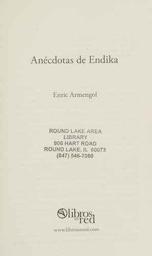 Portada de Anécdotas de Endika