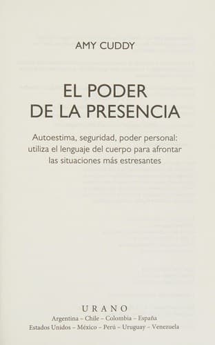 Portada de El poder de la presencia