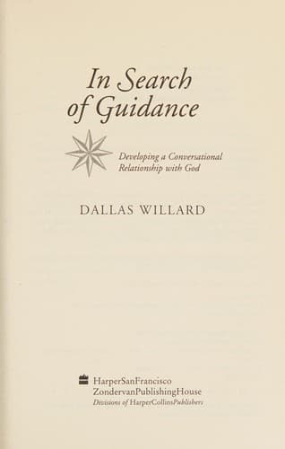 Portada de In search of guidance