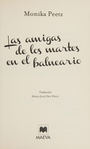 Portada de Las amigas de los martes en el balneario