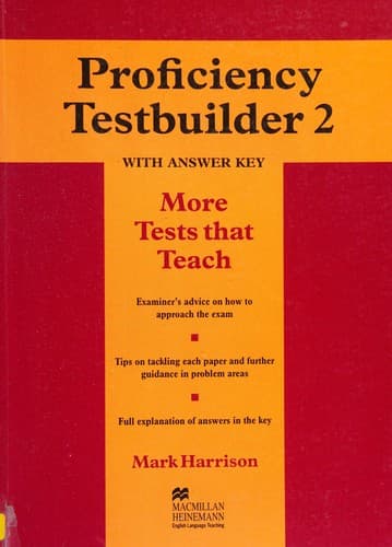 Portada de Proficiency Testbuilder 2 - With Key