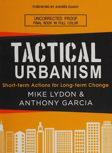 Portada de Tactical urbanism