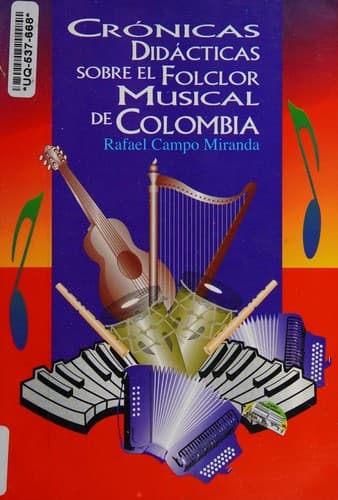 Portada de Crónicas didácticas sobre el folclor musical de Colombia