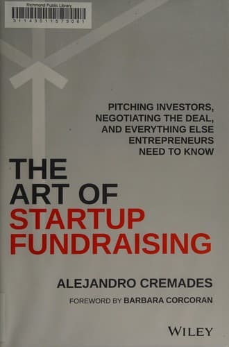 Portada de The art of startup fundraising