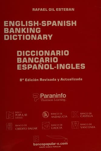 Portada de Diccionario Bancario Espaol-Ingles - 8 Edicion