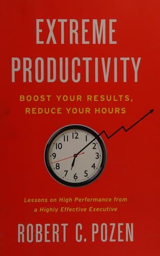 Portada de Extreme productivity