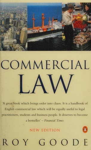 Portada de Commercial law