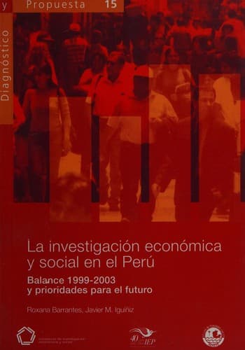 Portada de La investigación económica y social en el Perú