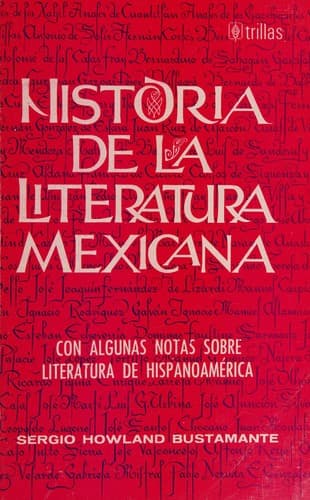 Portada de Historia de la literatura mexicana