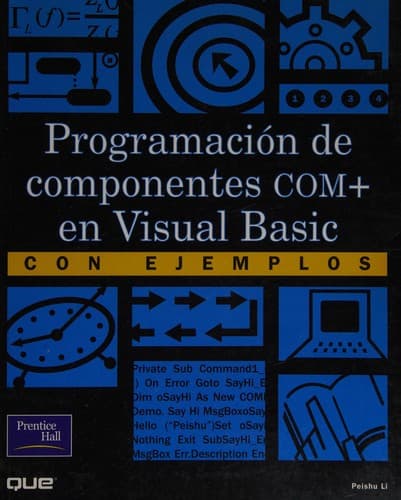 Portada de Programacion de Componentes COM+ En Visual Basic Con Ejemplos