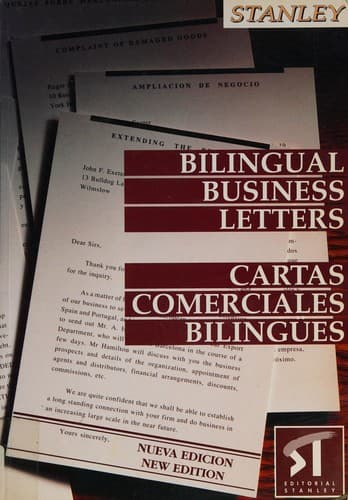 Portada de Cartas comerciales bilingüas
