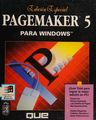 Portada de Page Maker 5.0 - Para Windows