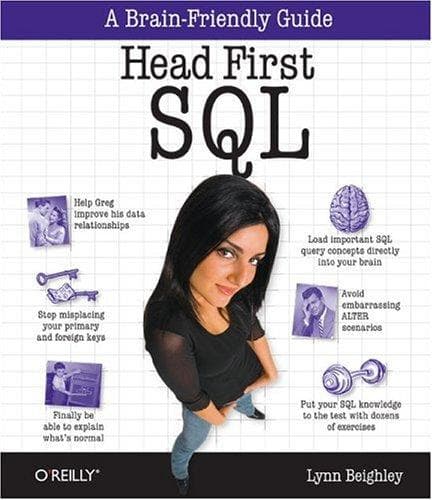 Portada de Head First SQL