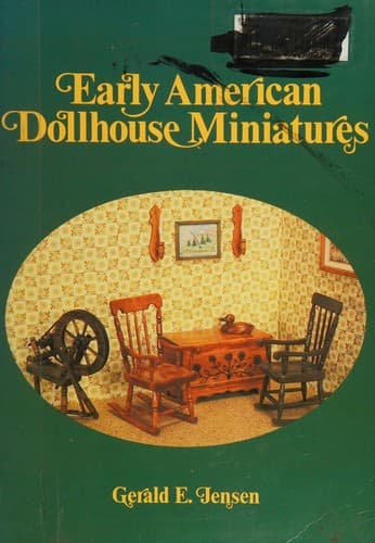 Portada de Early American dollhouse miniatures