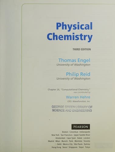 Portada de Physical Chemistry