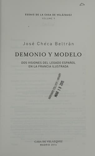 Portada de Demonio y modelo