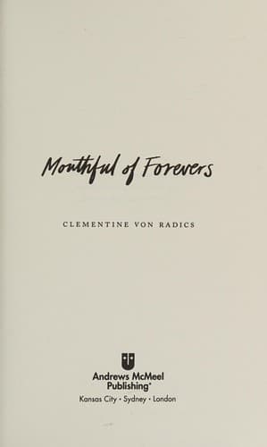 Portada de Mouthful of Forevers