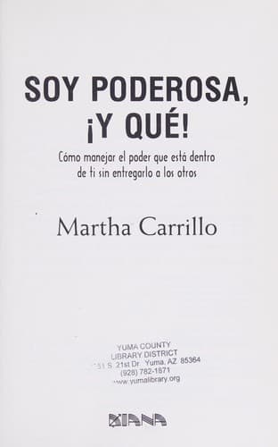 Portada de Soy poderosa, y qué!