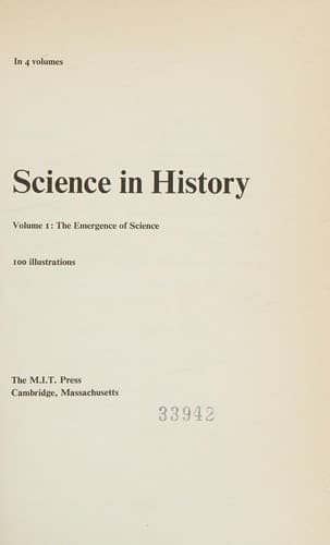 Portada de Science in history
