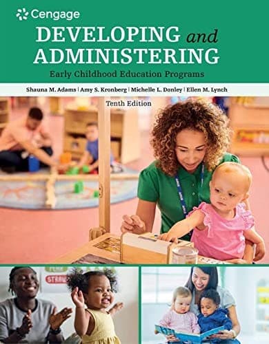 Portada de Developing and Administering an Early Childhood Education Program