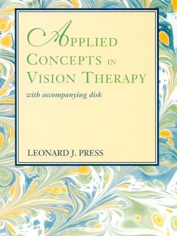 Portada de Applied concepts in vision therapy