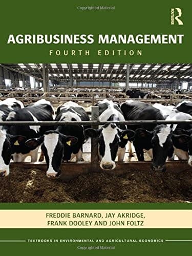 Portada de Agribusiness management
