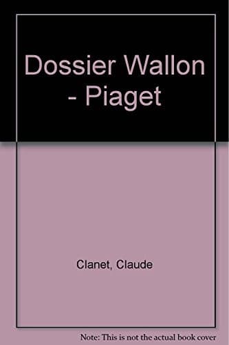 Portada de Dossier Wallon - Piaget (Coleccion Hombre y Sociedad)