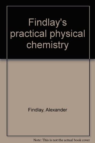 Portada de Findlay's practical physical chemistry.