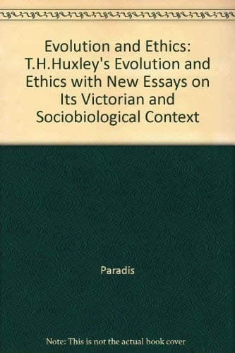 Portada de Evolution & ethics
