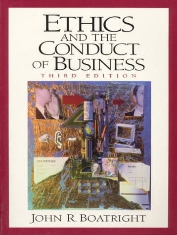 Portada de Ethics and the conduct of business
