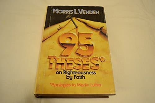 Portada de 95 theses on righteousness by faith