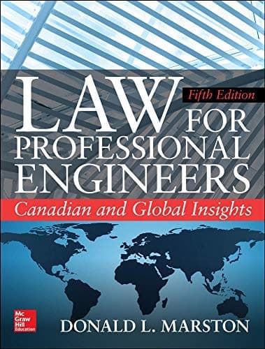 Portada de Law for Professional Engineers