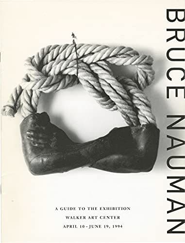 Portada de Bruce Nauman.