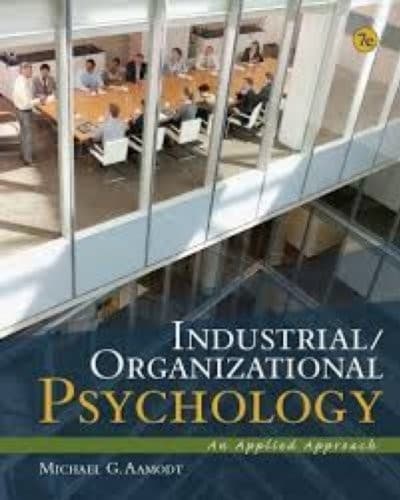 Portada de Industrial/Organizational Psychology