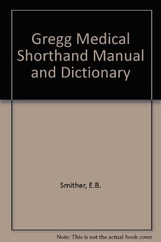 Portada de Gregg medical shorthand manual and dictionary.