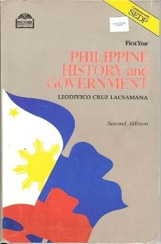 Portada de Philippine history and government