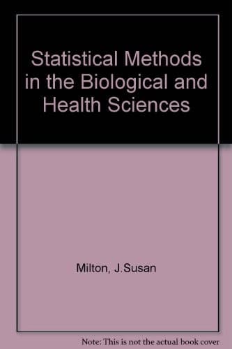 Portada de Statistical methods in the biological and health sciences