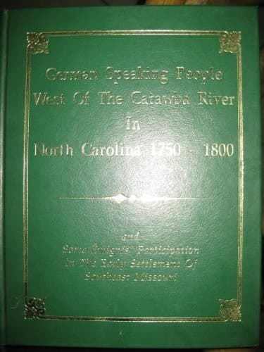 Portada de German-speaking people west of the Catawba River in North Carolina, 1750-1800
