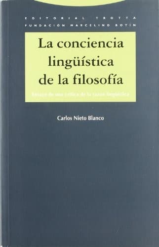 Portada de La Conciencia Linguistica En La Filosofia