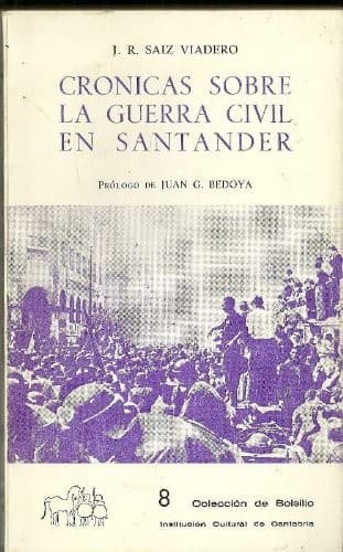Portada de Crónicas sobre la guerra civil en Santander