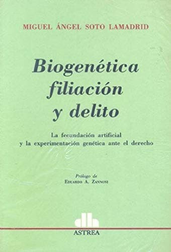 Portada de Biogenética, filiación y delito