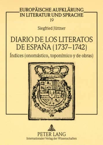 Portada de Diario de los literatos de España (1737-1742)