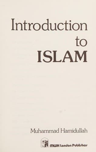 Portada de Introduction to Islam