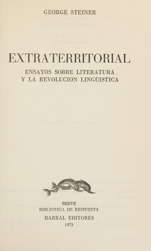 Portada de Extraterritorial