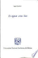 Portada de Es Agua Esta Luz