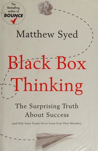 Portada de Black Box Thinking