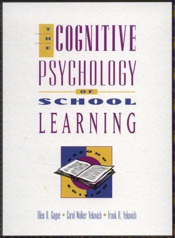 Portada de The Cognitive Psychology of School Learning (2nd Edition)