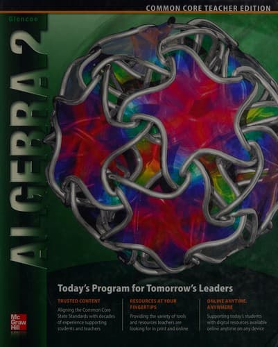 Portada de Glencoe Algebra 2